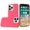 Hotpink, variant on For iPhone 16 Pro Max 6.9 inch Classy Slick Chromed Around Hybrid Case Cover - Hot Pink
