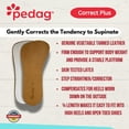 thumbnail image 4 of Plantillas Pedag Correct Plus con forma de cuña de 3/4 de longitud, 4 of 6