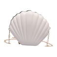 thumbnail image 4 of Bolso de Hombro con Forma de Concha Yinane Monedero de hombro para mujer I blanco, 4 of 8
