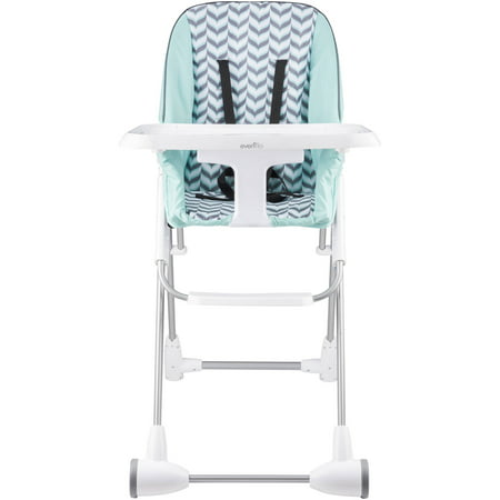 Evenflo Symmetry Flat Fold High Chair, Spearmint