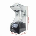 thumbnail image 2 of TFCFL 2600W 1.8L Commercial Soundproof Smoothie Blender Machine Electric Fruit Juicer Maker Mixer  Ice Crusher, 2 of 12