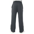thumbnail image 5 of Fruit of the Loom Men's and Big Men's Fleece Open Bottom Sweatpants, 2 Pack, 5 of 7