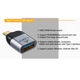 thumbnail image 3 of Convertidor de video 4K 60Hz Tipo-C macho a HDMI compatible para computadora portátil con proyector Tmvgtek Para Estrenar, 3 of 9