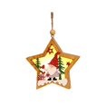 thumbnail image 1 of Gibobby Colgante de con estampado navideño, adornos para árboles de Navidad, comercial para el, decoración de ambiente(B), 1 of 5