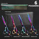 thumbnail image 4 of Tijeras De Peluquero Malubero Estilista Profesional 6 Pulgadas Multicolor, 4 of 4