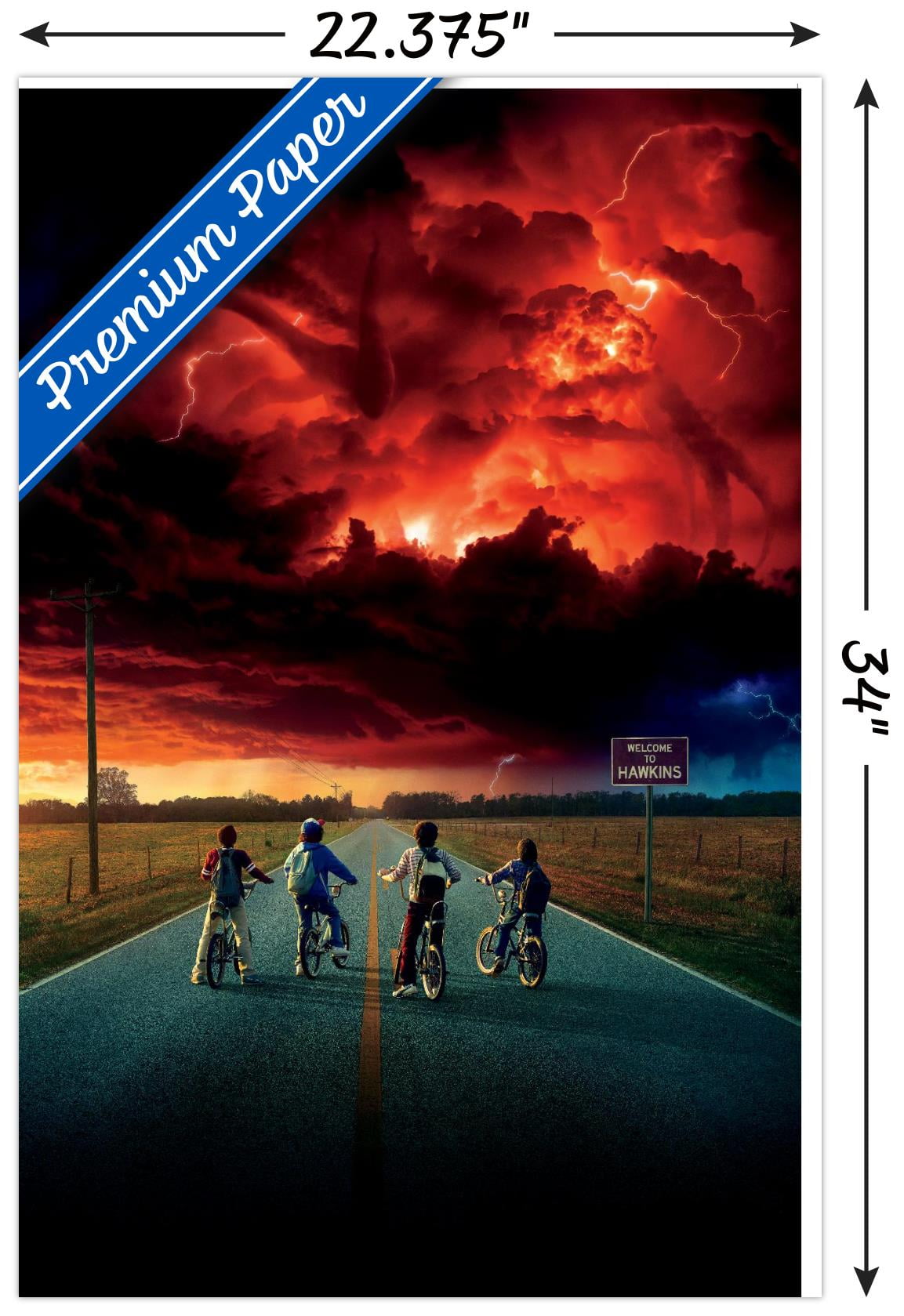 Netflix Stranger Things: Season 2 - Key Art Wall Poster, 22.375" x 34"