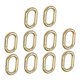 thumbnail image 1 of 10 Anillos Ovalados con Resorte, Clip de Resorte, Mosquetón Ovalado, Accesorio para Manualidades, Resorte de 25 mm Oro, 1 of 7