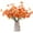 Orange, variant on 6/12PCS Artificial Daisy Flowers Fake Gerber Daisy Silk Bouquets Pastoral Style for Home Garden Window Wedding Indoor Outside Decoration