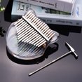thumbnail image 2 of Kalimba de acrílico transparente con 17 teclas, incluye martillo de afinación, pegatinas, guía básica y accesorios en diseño arcoíris, 2 of 7