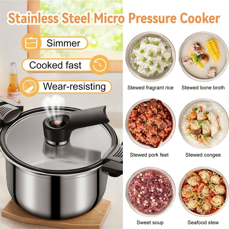 Ply Asd Pressure Cooker Recipes Fyydes QT Stainless Steel Micro