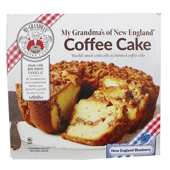 My Grandma's Blueberry Coffee Cake - Moist and Flavorful Coffee Cake - Maple Sweetened Cake for Special Occasions - 1.75 Pound (My Grandma's Blueberry Coffee Cake)