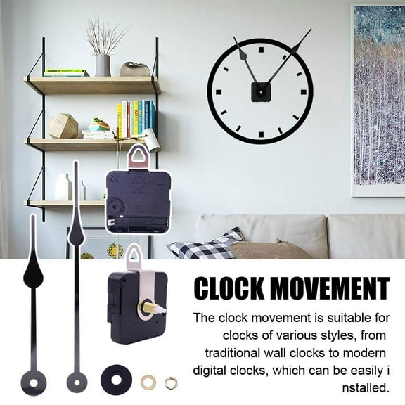 HPDL DIY Silent Large Wall Quartz Clock Movement Mechanism Repair Hand Tool