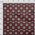 thumbnail image 3 of oneOone Silk Tabby Black Fabric Poker Card Quilting Supplies Print Sewing Fabric By The Yard 42 Inch Wide, 3 of 5