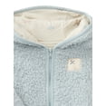 thumbnail image 3 of Bliss by Garanimals Baby Boys or Girls Zip-Up Fleece Hoodie, Sizes 6M-24M, 3 of 3