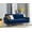 Blue, variant on Modern Velvet Fabric Sofa 71" Bule