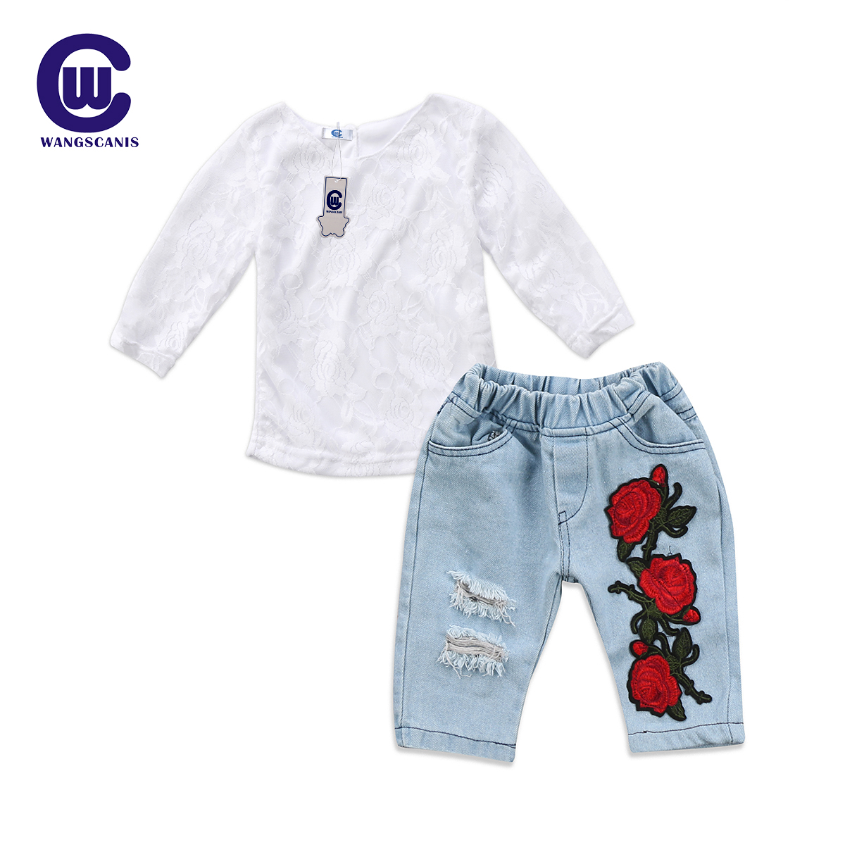 infant jeans with holes