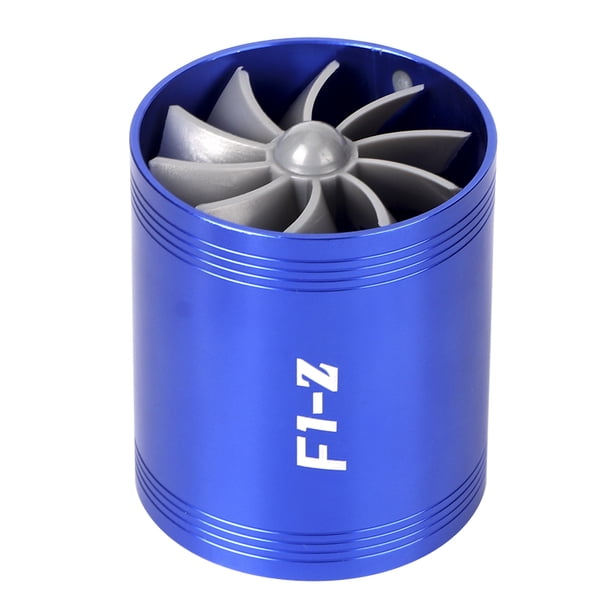 Ahorrador de combustible de gas BuyWeek Turbo con admisión de aire Azul