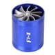 thumbnail image 5 of Turbo entrada de aire Turbo sobrealimentador doble ventilador Gas ahorro de combustible F1-Z accesorio de modificación automática ANGGREK Otros, 5 of 8