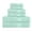 Aqua Blue, variant on KAHAF COLLECTION 6 Piece Towel Set Aqua – 100% Ringspun Cotton Soft & Highly Absorbent – Includes 2 Bath Towels, 2 Hand Towels & 2 Washcloths – Quick Dry, Durable, and Luxurious Bathroom Essentials