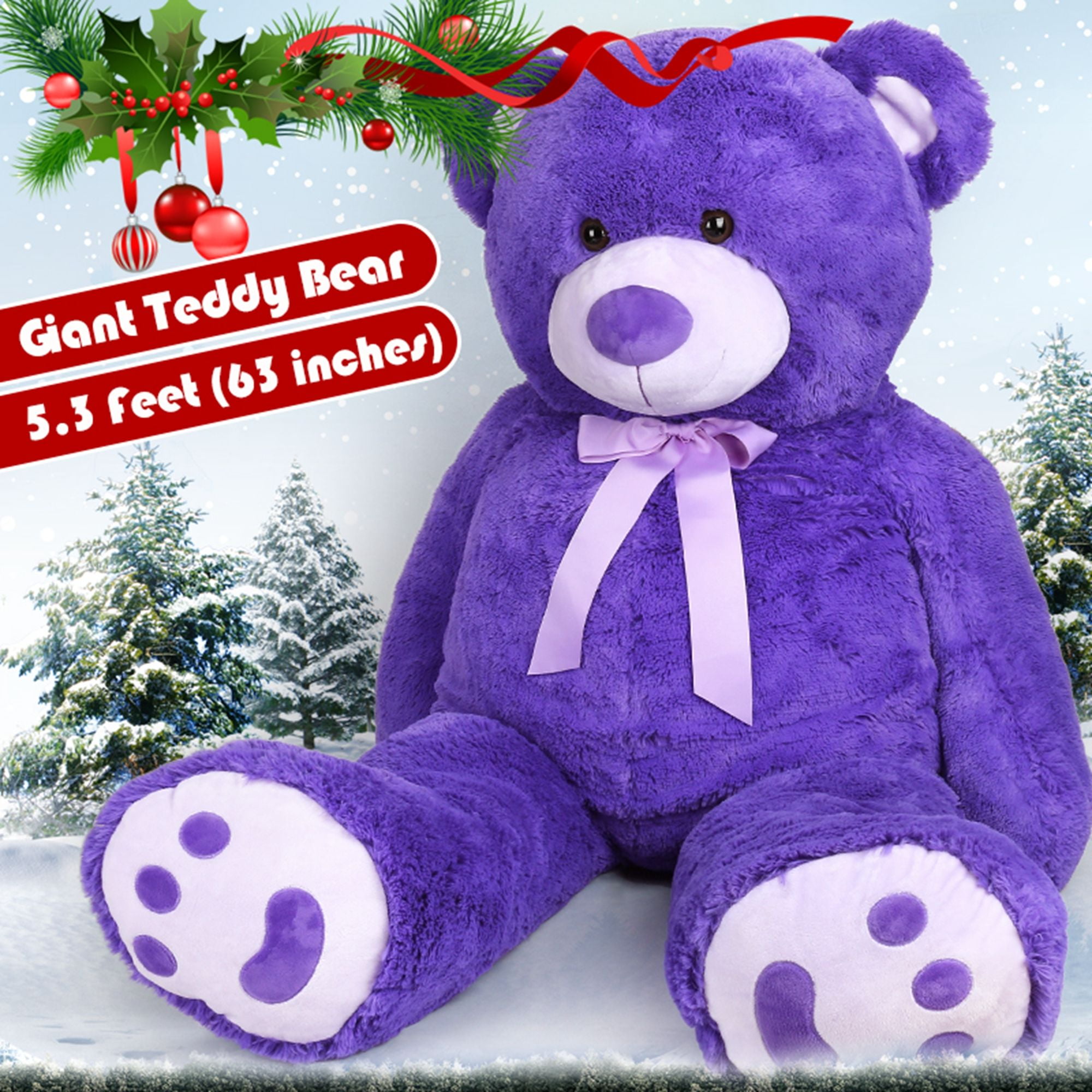 purple teddy bear walmart