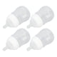 thumbnail image 4 of Juego de biberones para bebés, biberón con tetina de alimentación para recién nacidos de doble escala y cuello ancho suave para lactancia materna, color blanco, 4 of 14