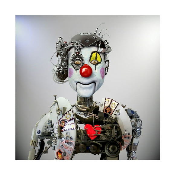 Ddiarte 'Electronic Clown' Canvas Art