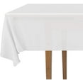thumbnail image 4 of DecorRack 2 Rectangular Tablecloths -BPA- Free Plastic, 54 x 108 inch, White (2 Pack), 4 of 6
