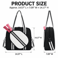thumbnail image 7 of Waterproof Pickleball Paddle Bag for Men and Women, Large Capacity Tennis Bag with Adjustable Shoulder Strap and Zippered Paddle Compartment,M3, 7 of 7