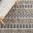 thumbnail image 6 of SAFAVIEH Natura Nadia Geometric Cotton Area Rug, Black/Ivory, 4' x 6', 6 of 8