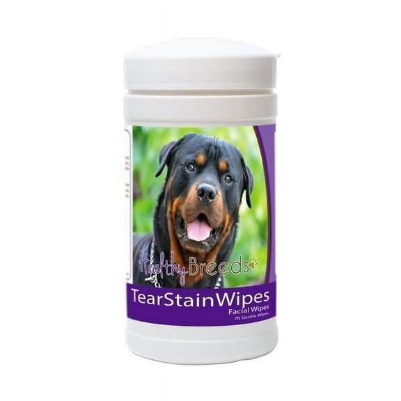 Healthy Breeds 840235152996 Rottweiler Tear Stain Wipes