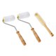 thumbnail image 5 of Rodillo destapador Extractor de miel con cepillo, accesorio para apicultor para colmena, rodillo desmontable ligero, mango de madera, 3 uds., 5 of 9