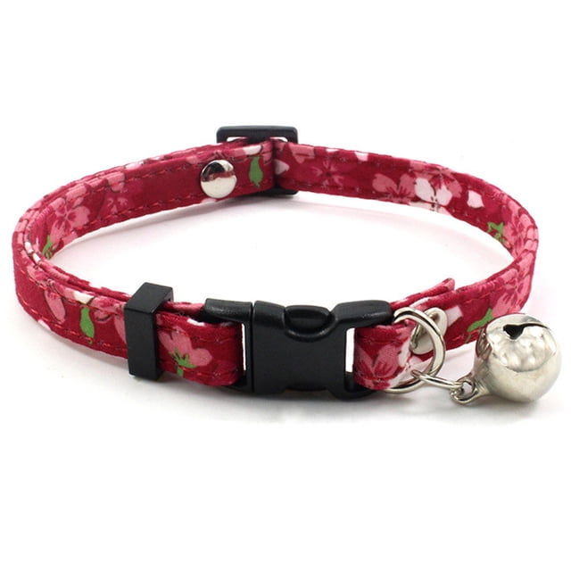 Collar para perro con hebilla de plástico, diseño de clip, collar ajustable para mascotas