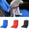 thumbnail image 3 of Protecteur de Voiture Coussin Durable pour Chiens Animaux Voitures SUV Camions Matériau Oxford Rouge Bleu Noir 106x49 cm, 3 of 8