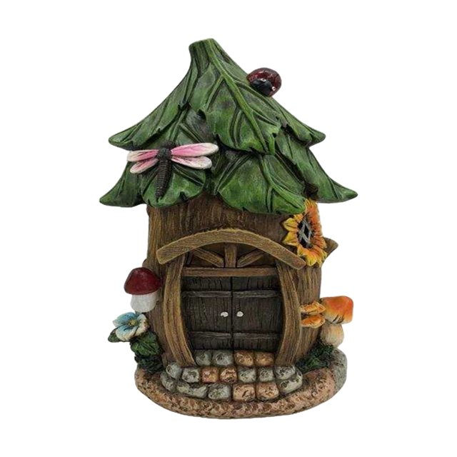 Adornos de resina para decoración de jardín para niños figuras de Casa de B Sunnimix estatua decorativa de césped
