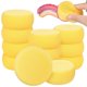 thumbnail image 1 of 12 Pcs Cleaning Sponge Painting Sponges Walls Small Round Sponge Round Sponge Yellow Sponges Circle Sponges, 1 of 4