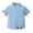 Light Blue, variant on Toddler Boys Short Sleeves Button Down Shirt Linen Design