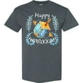 thumbnail image 3 of Inktastic Happy Hanukkah Dreidel and Laurels T-Shirt, 3 of 5