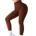 thumbnail image 2 of Sngxgn Winter Warm Lined Leggings Women,Thick Thermal Tights(Brown,M), 2 of 9