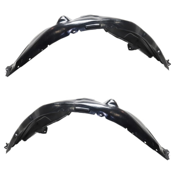 KarParts360 For Toyota Camry 2015 2016 2017 Fender Liner Driver And Passenger Side | Pair | Front | Plastic | Replacement For TO1248187, TO1249187 | 5387606200, 5387506210