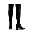 thumbnail image 4 of Dream Pairs Women's Laurence Chunky Heel Boots Over-the-Knee Long Stretch Sexy Fall Shoes, 4 of 6