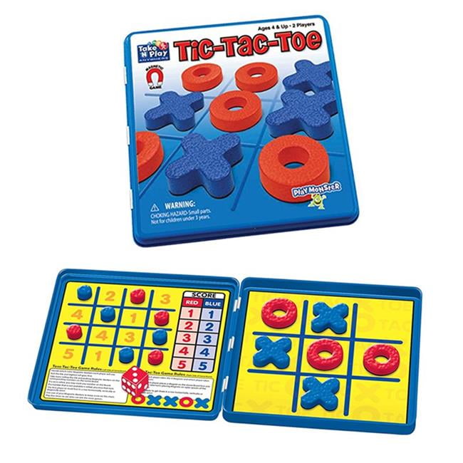 Playmonster PAT675BN 3 Each Take N Play Anywhere Games Tic Tac Toe ...