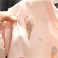 thumbnail image 5 of Fesfesfes Summer Tops Girls Cute Short Sleeve Tunic Tops Children Casual Loose Crewneck T Shirts Kids Soft Blouses 2-7 Years(Pink,5 Years), 5 of 7