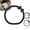 Black-D shape, variant on 15 Inch Lace Steering Wheel Cover with Black Bow-Knot, Elegant Soft Protective Car Interior Accessory for Women, Non-Slip Universal Fit Auto Wheel Wrap, Stylish Comfort Cover (Clear Black-D Shape)