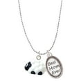 thumbnail image 1 of Delight Jewelry Resin White Lamb Best Mom Ever Charm Necklace, 1 of 4