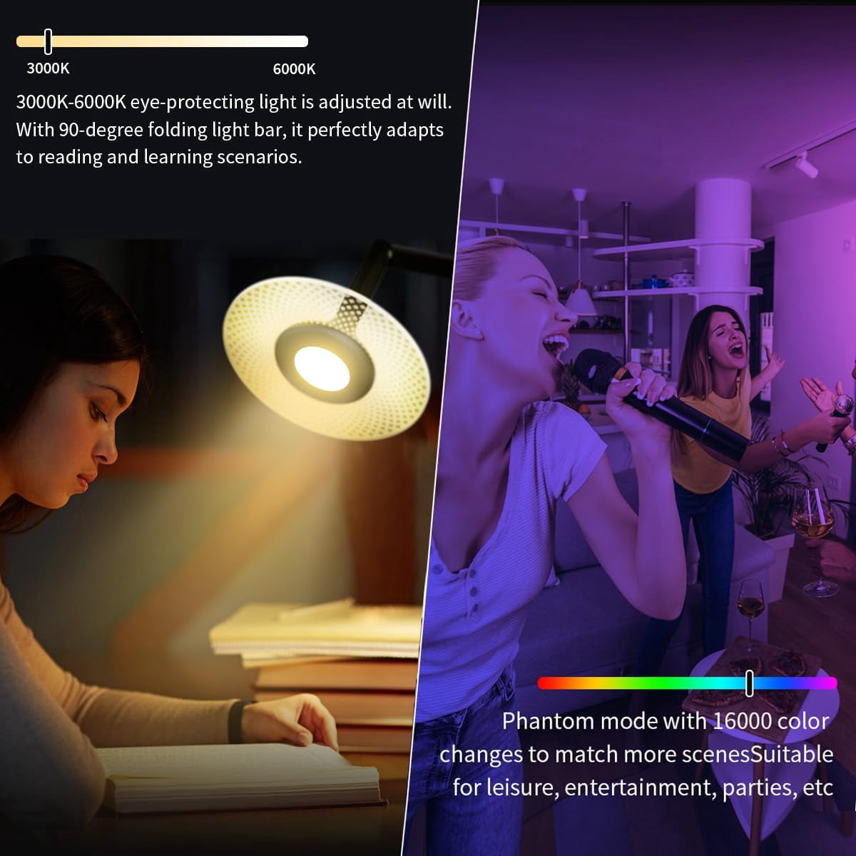 RGB Floor Lamp for Living Room, Smart Floor Lamp with App Remote Control, 16 Million Colors Dimmable Standing Lamp, Color Changing LED Corner Light for Bedroom, Office, Reading, Gaming