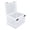 Transparent White, variant on YAHHU Lockable Food Storage Container Medicine Lock Box with 3 Digit Combination Lock Versatile Organizer Case for Home School Office Transparent White (15.75 inches / 40 cm)