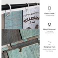 thumbnail image 4 of Farmhouse Rustic Small Shower Stall Curtain Size 36" x 72",  Country Wood Narrow Stand up Shower Curtains for Bathroom Decor Polyester Fabric Set, 4 of 13