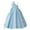 Sky Blue#96, variant on LIIPEE Girls Dresses Solid Color Sleeveless One-Shoulder Bowknot Ball Gown Princess Sundress Child Stylish Climbing Hiking Camping Cycling Dress,Sky Blue,130