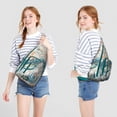 thumbnail image 4 of 4-Pockets Cross Body Bags for Woman Men,Cute Sea Life Sling Bag Chest Bag with Adjustable Strap Women's Crossbody Bags for Outdoors Hiking Traveling, 4 of 4