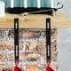 thumbnail image 4 of 2 soportes ajustables para medias navideñas, colgadores metálicos para guirnaldas de repisa y decoración de chimenea Ideales para colgar medias y guirnaldas, 4 of 7